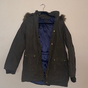 Tommy Hilfiger snow coat in olive green